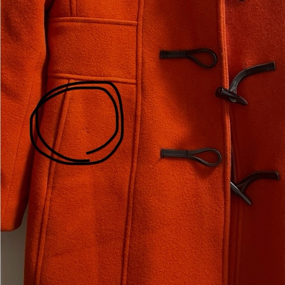 Beautiful Banana Republic orange wool coat. - Picture 9 of 9
